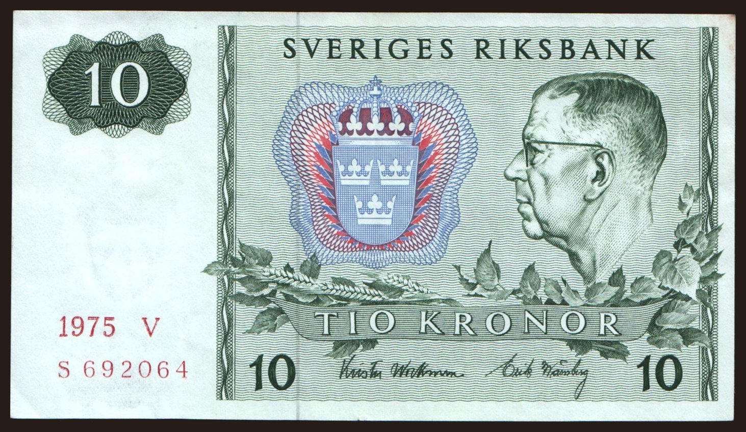 10 kronor, 1975
