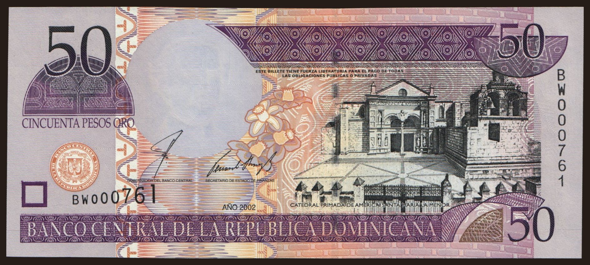 50 pesos, 2002