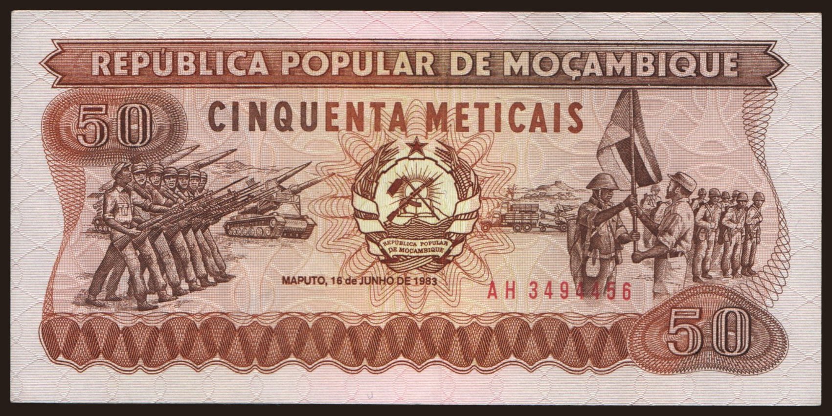 50 meticais, 1983
