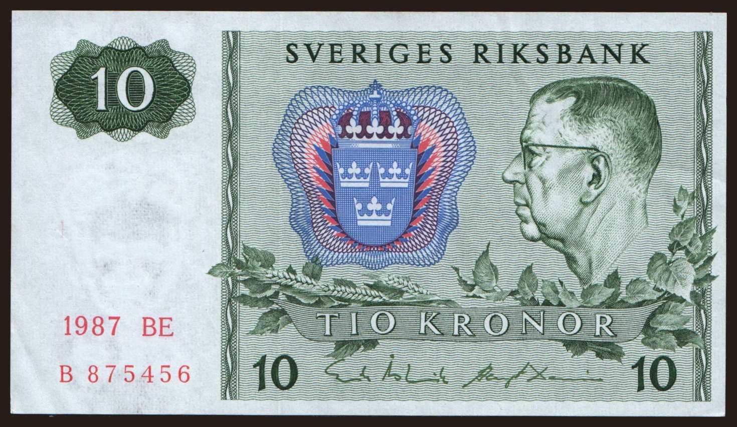 10 kronor, 1987