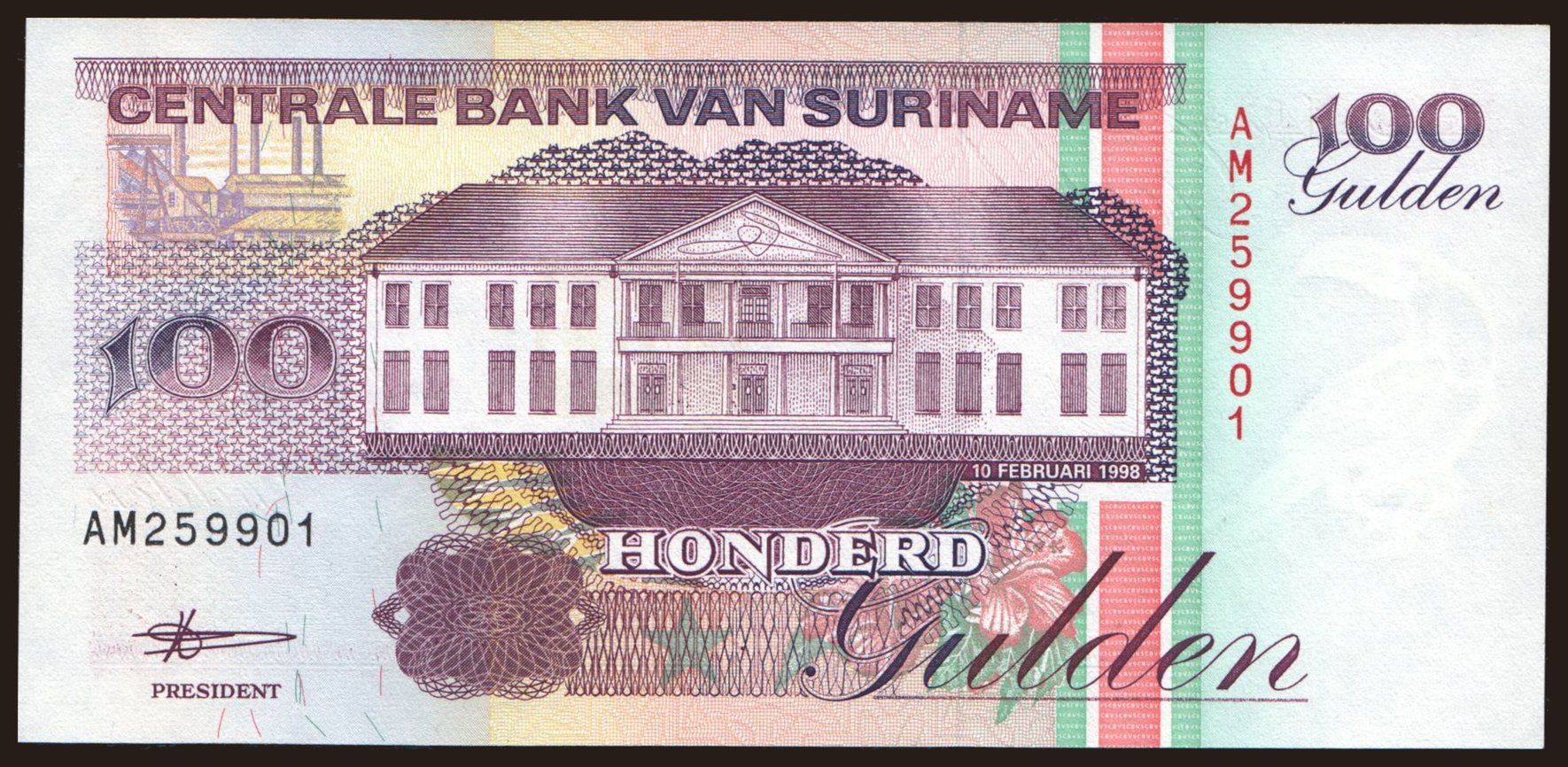 100 gulden, 1998