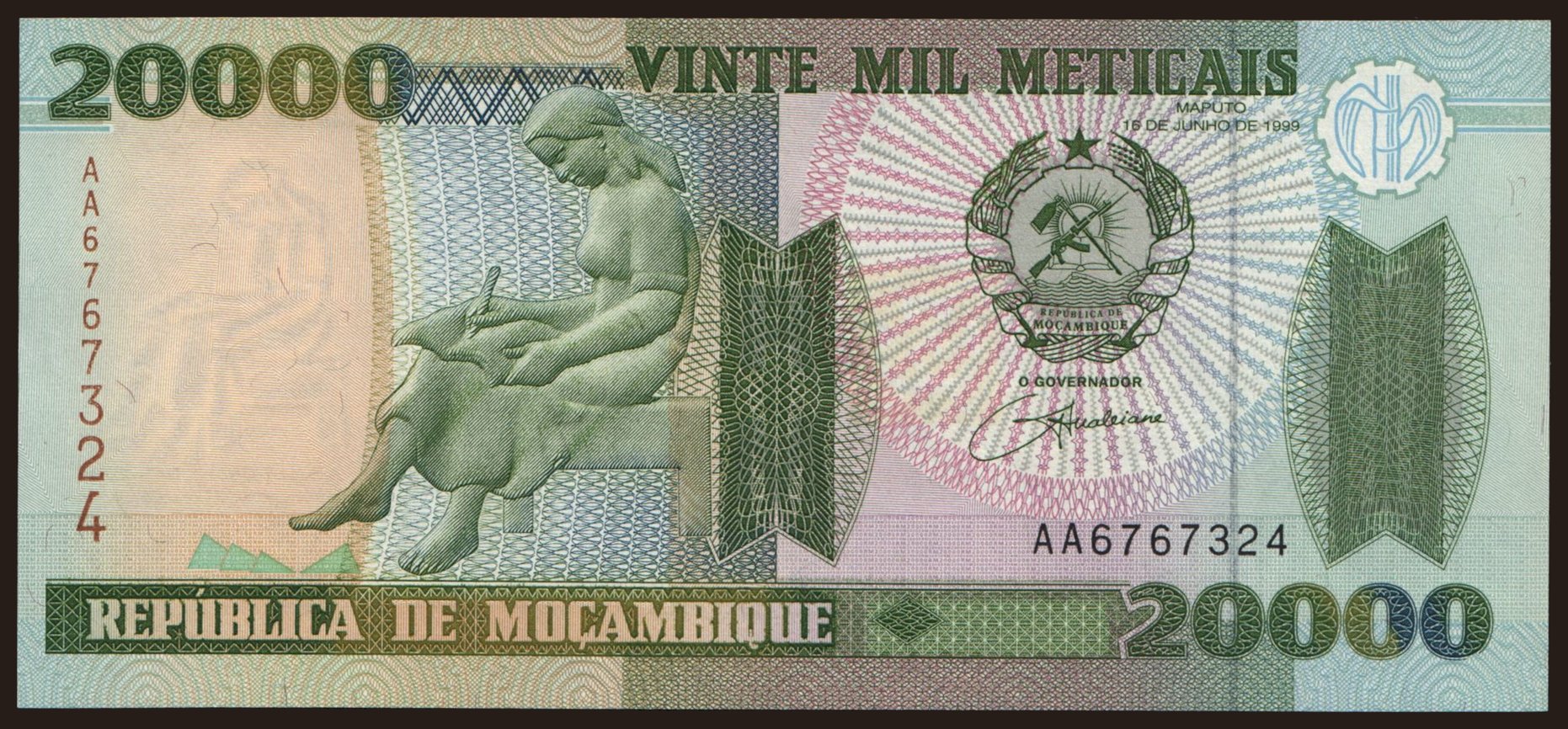 20.000 meticais, 1999
