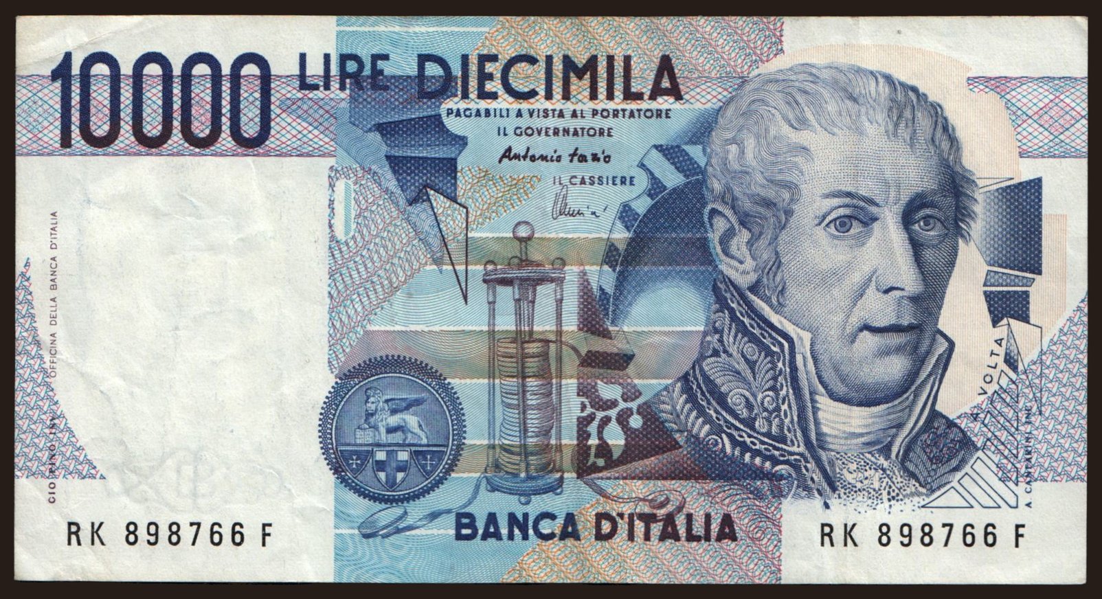 10.000 lire, 1998