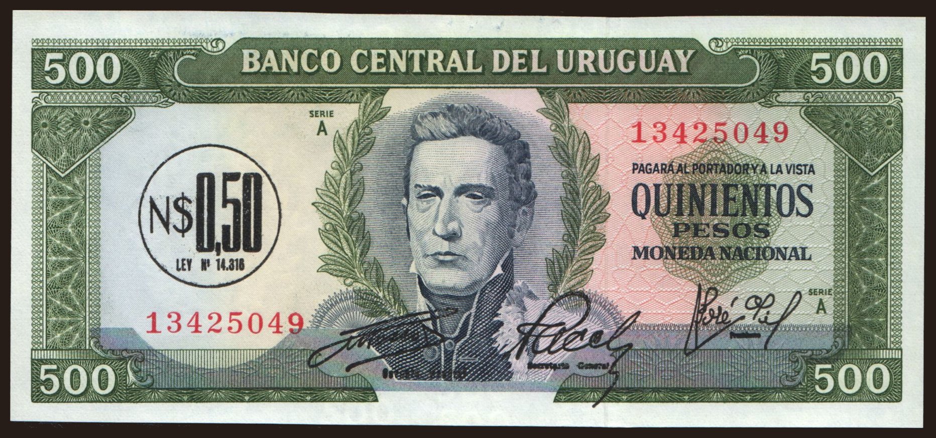 0.5 peso, 1975