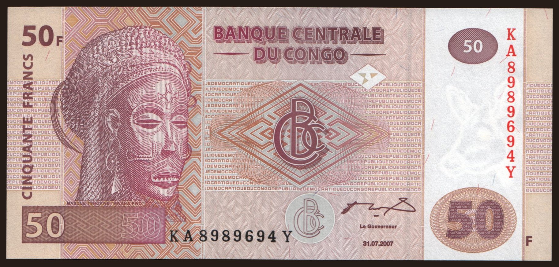 50 francs, 2007