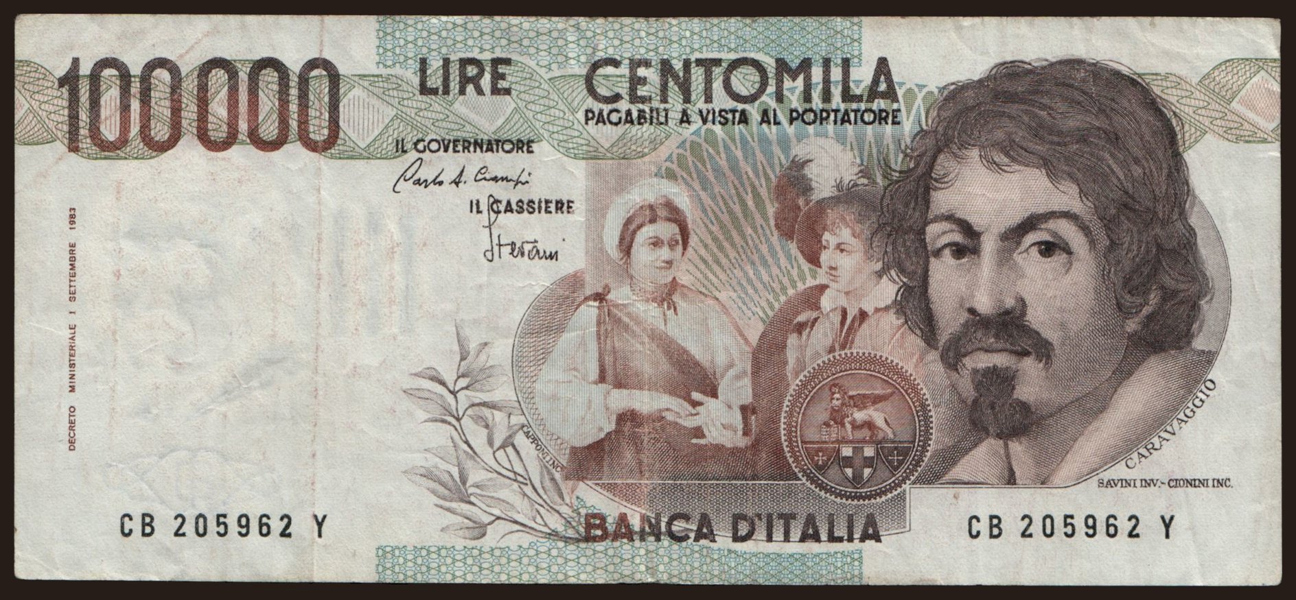 100.000 lire, 1985