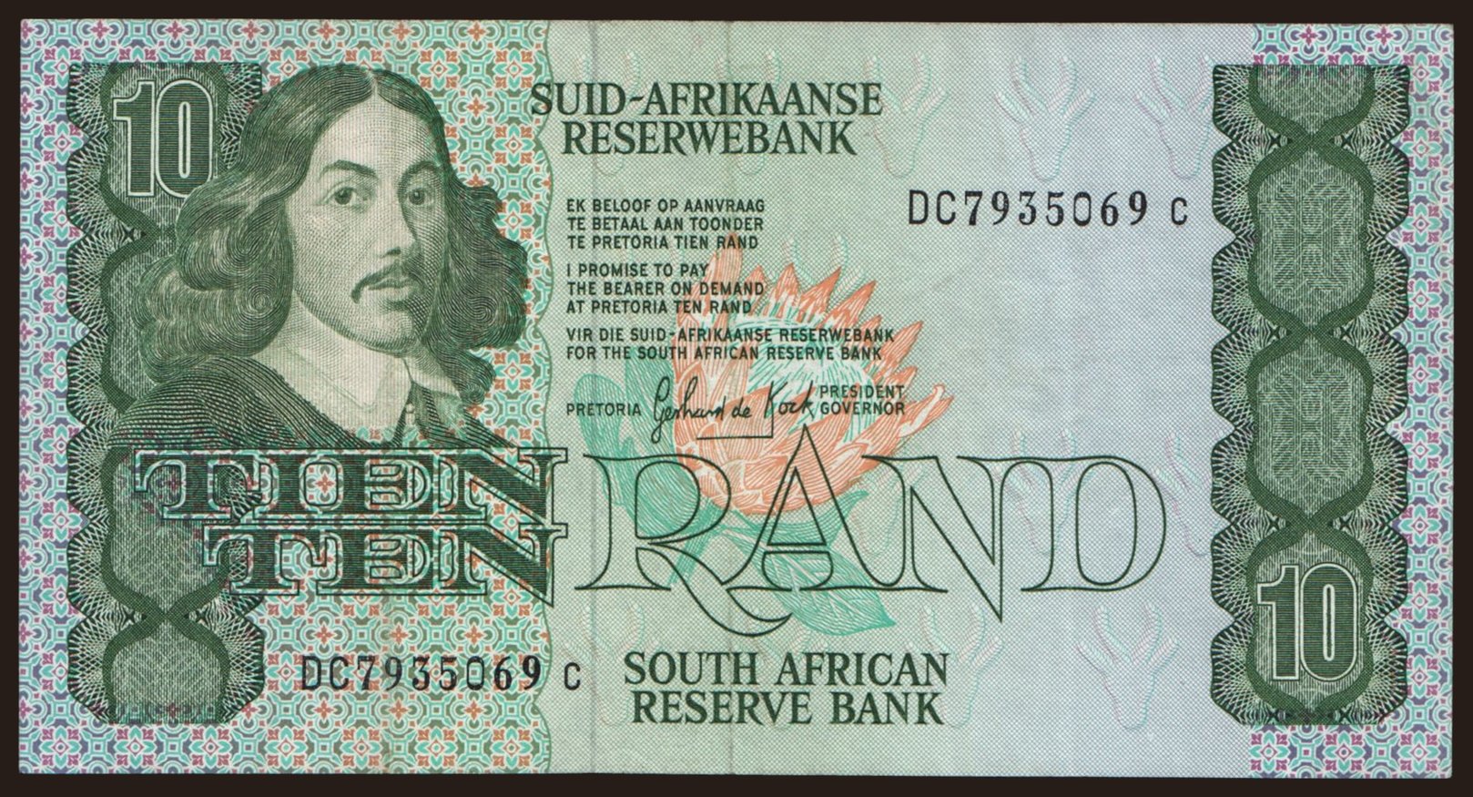 10 rand, 1985