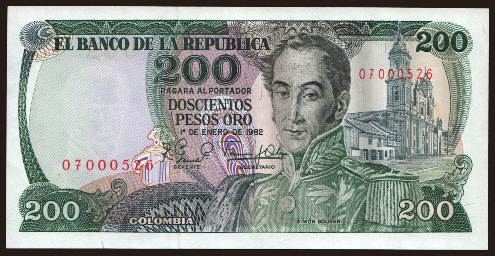 200 pesos, 1982