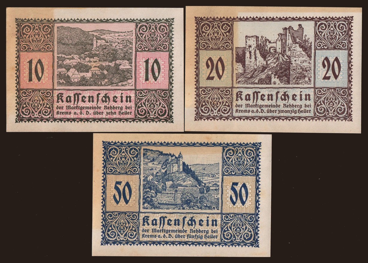 Rehberg, 10, 20, 50 Heller, 1920