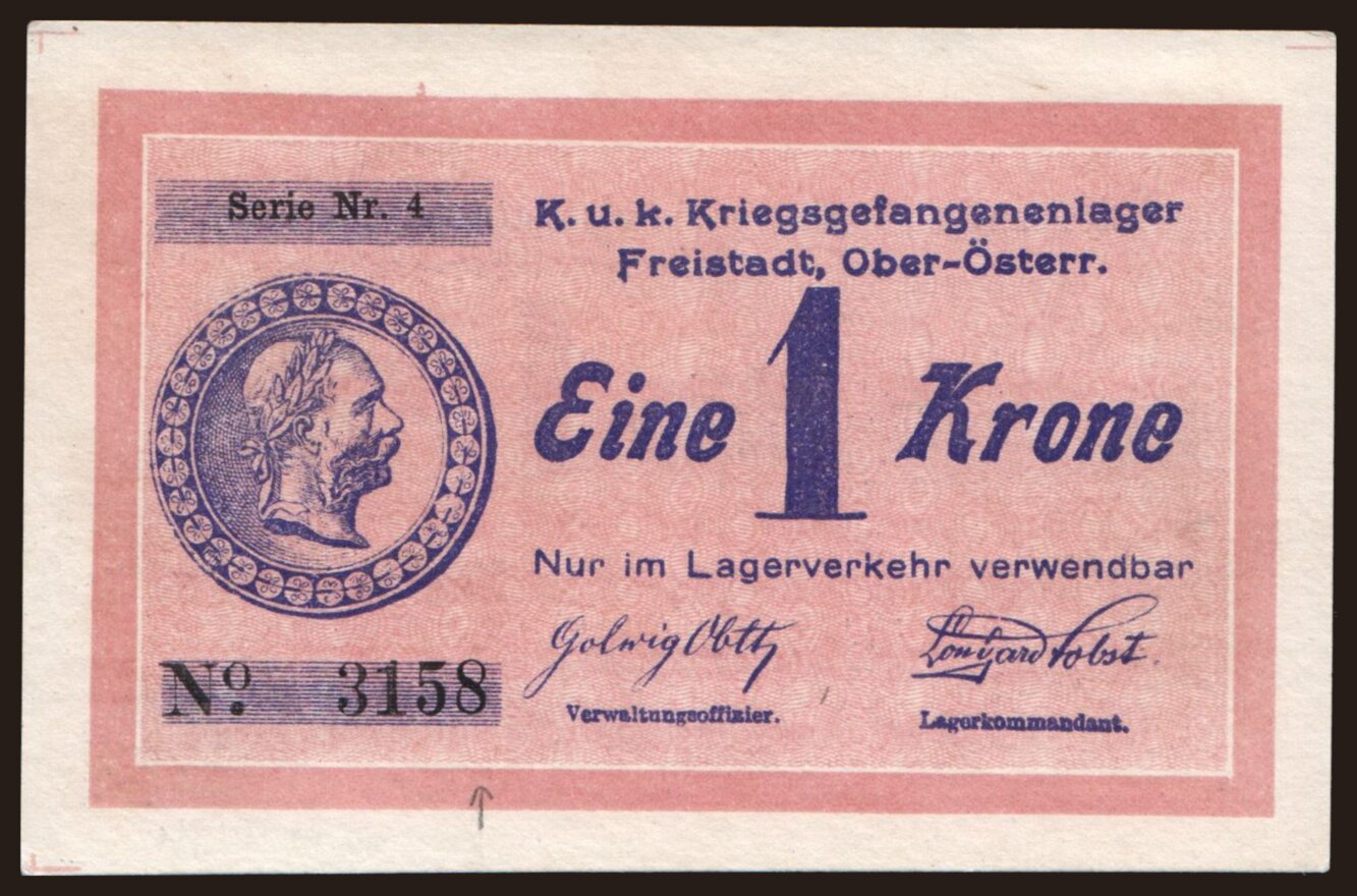 Freistadt, 1 Krone, 191?