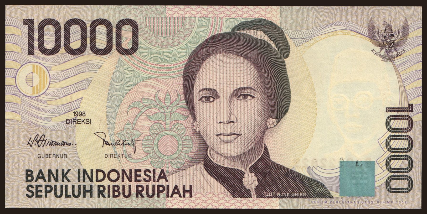 10.000 rupiah, 2003