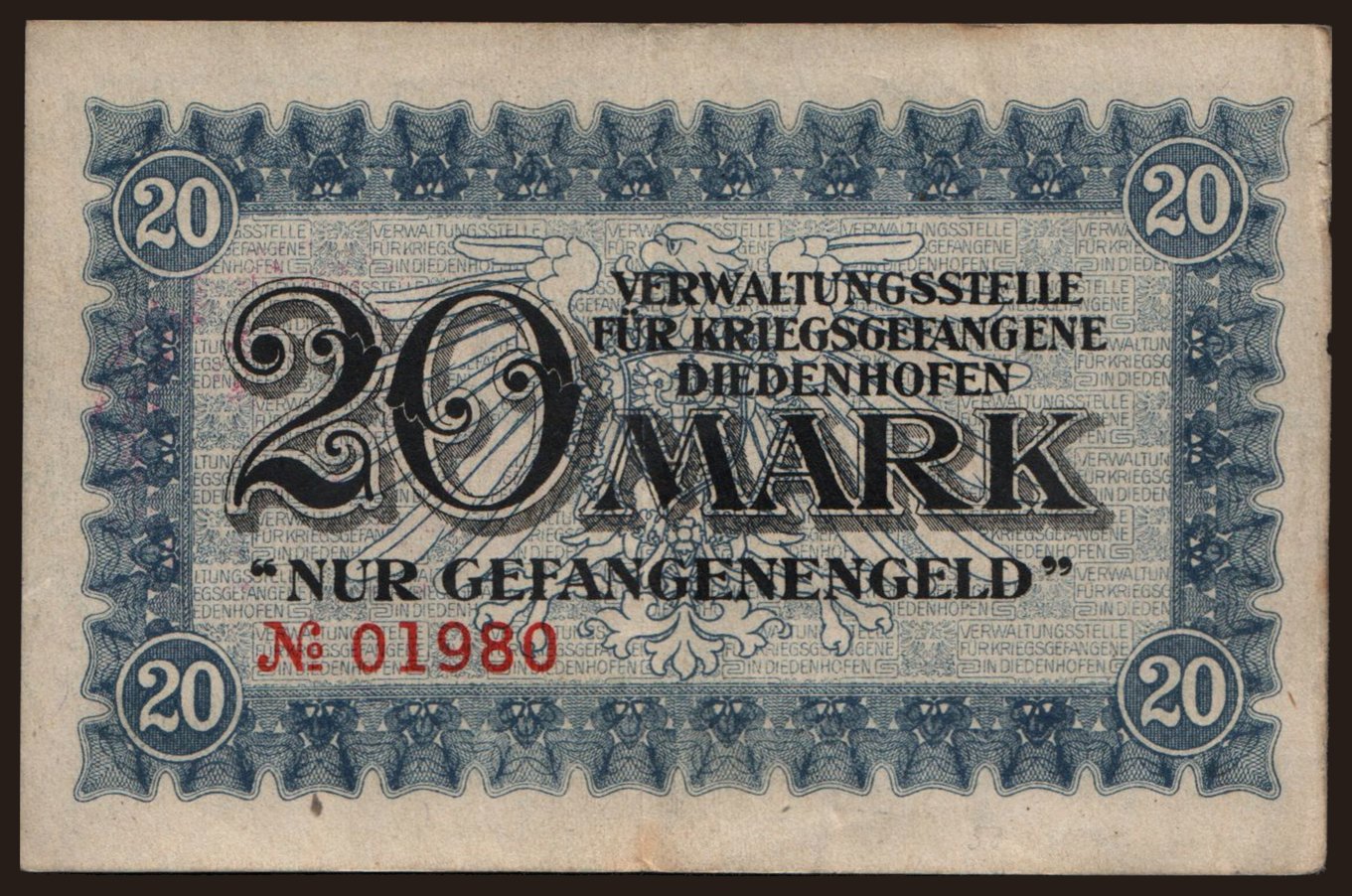 Diedenhofen, 20 Mark, 191?
