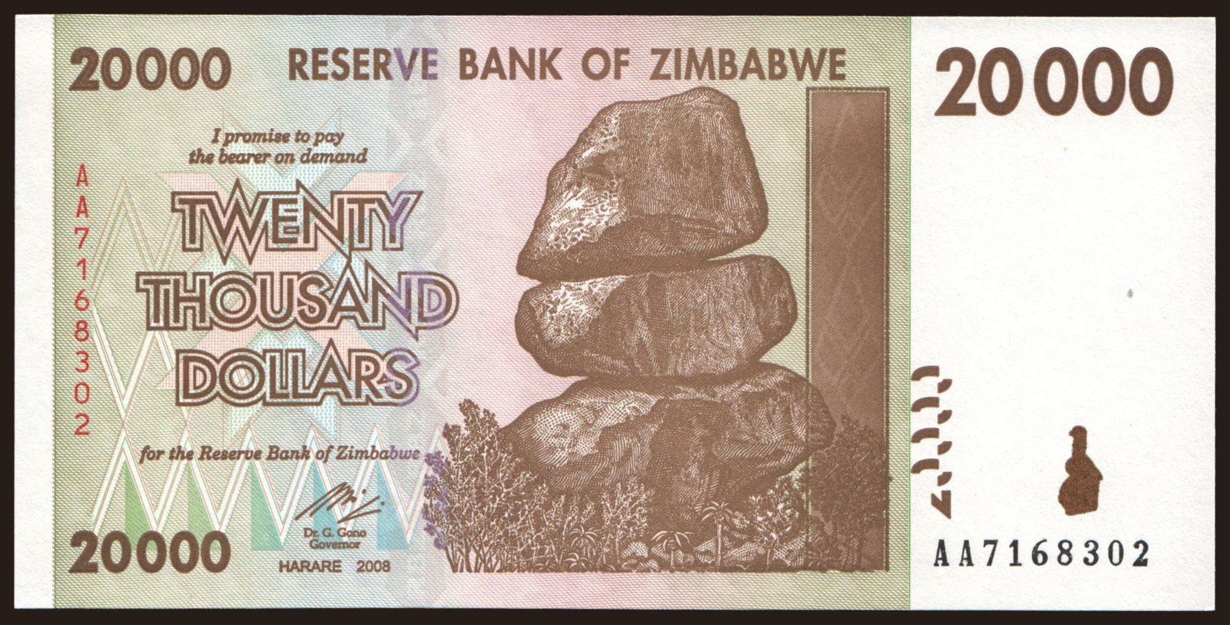 20.000 dollars, 2008