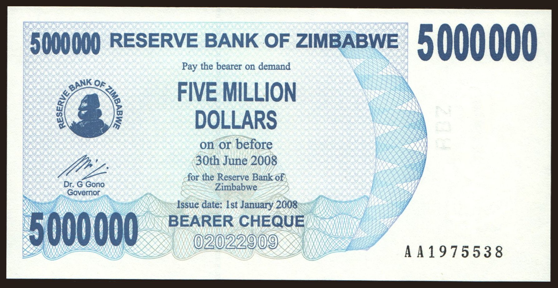 5.000.000 dollars, 2008