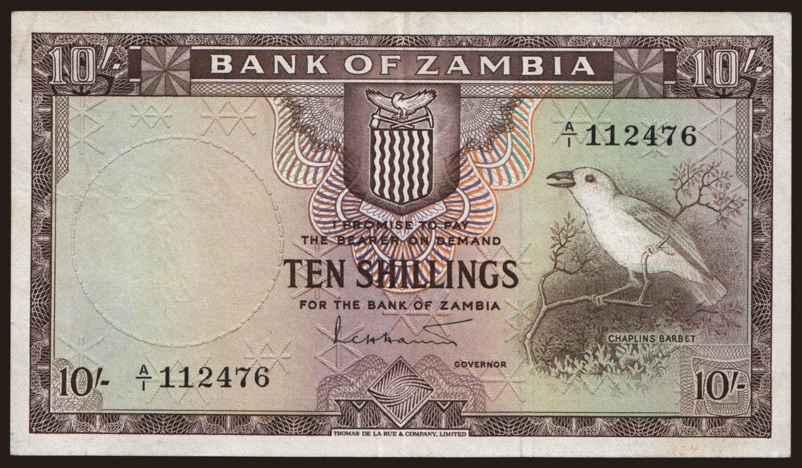 10 shillings, 1964