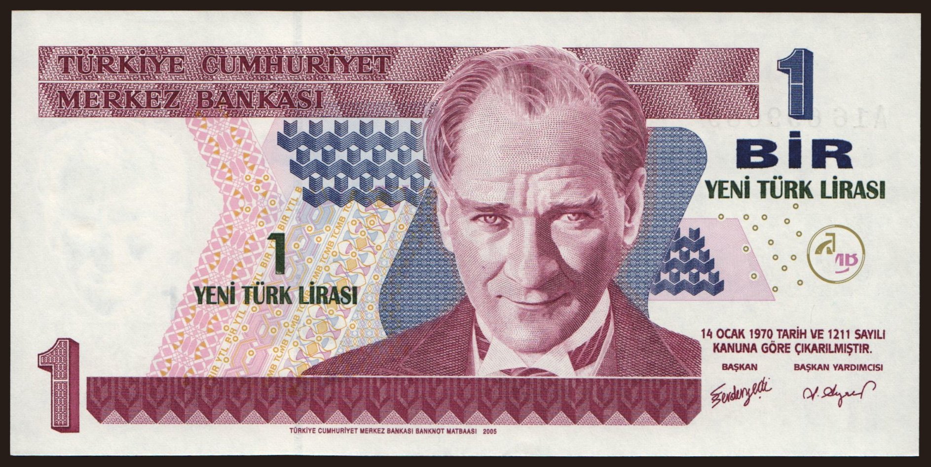 1 lira, 2005