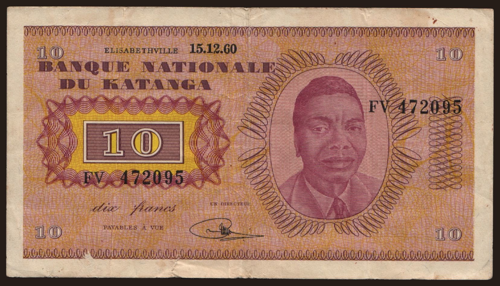 10 francs, 1960