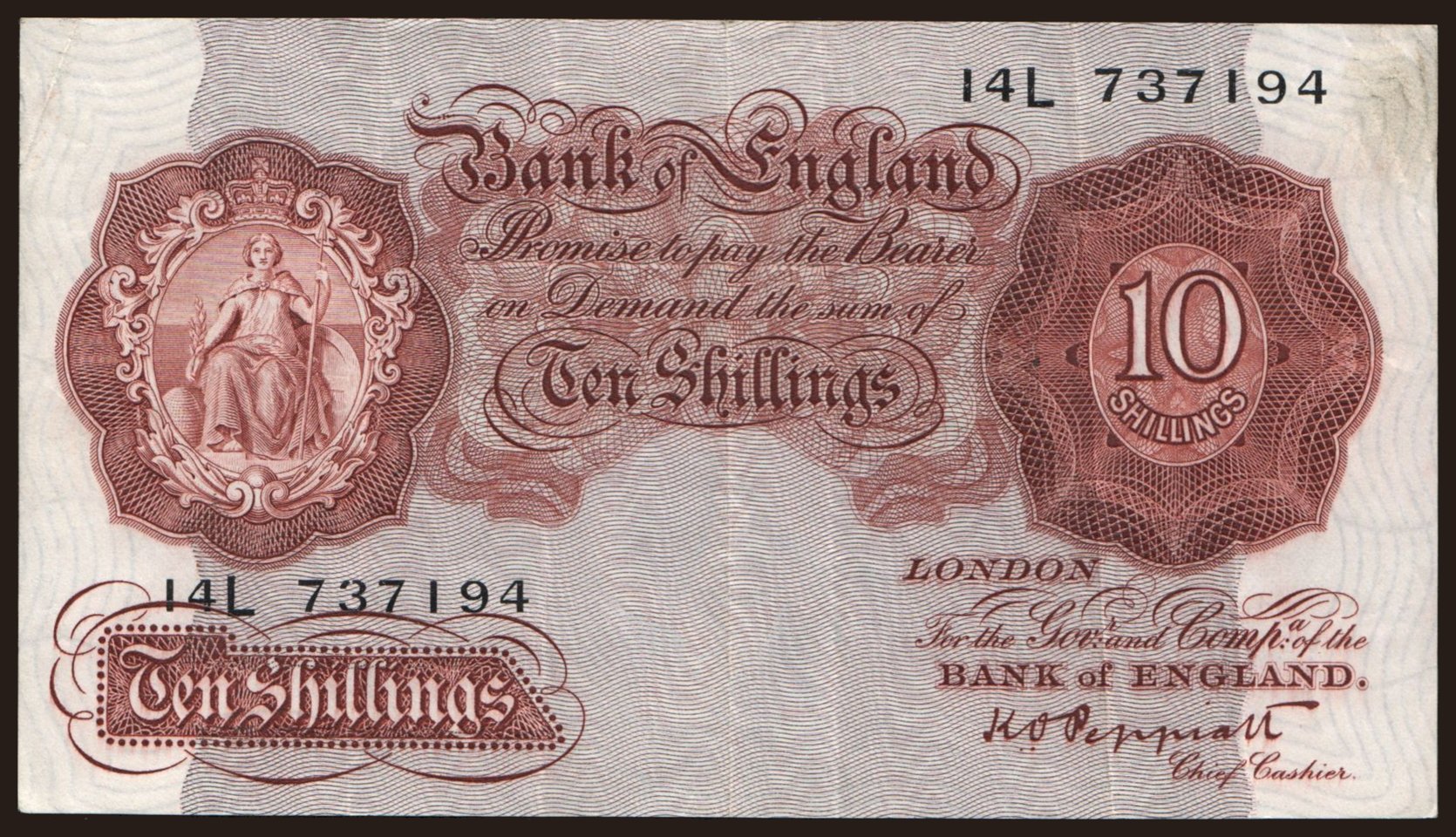10 shillings, 1934