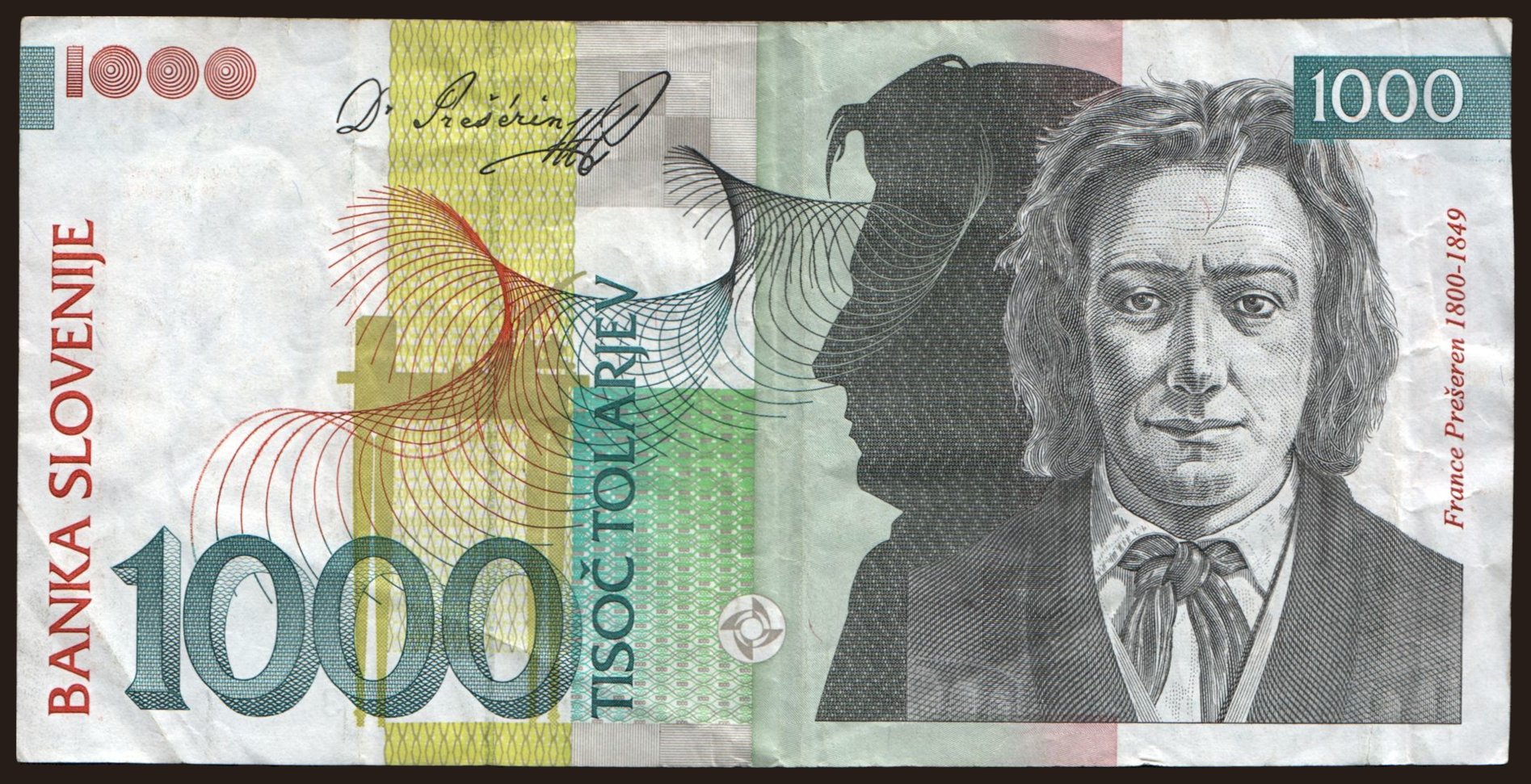 1000 tolarjev, 2003