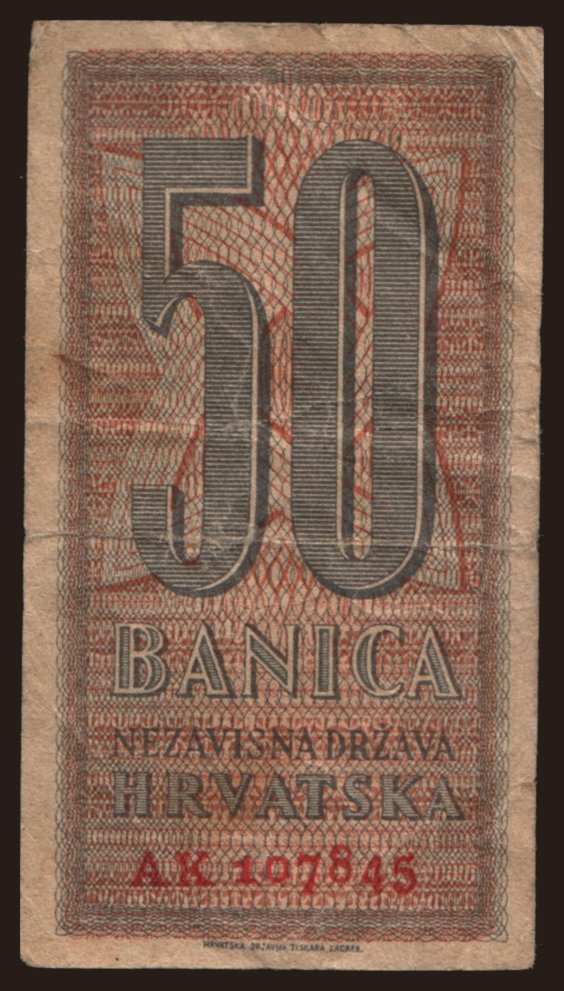 50 banica, 1942