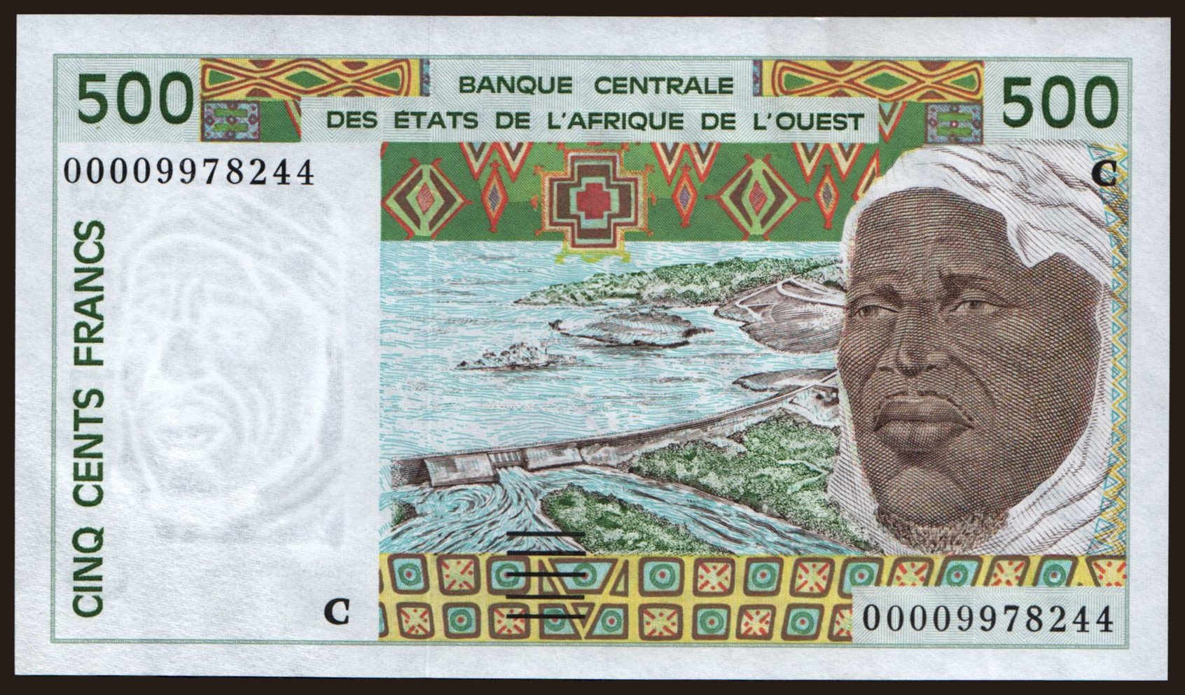 Burkina Faso, 500 francs, 2000