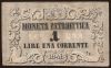 Moneta Patriottica, 1 lira, 1848