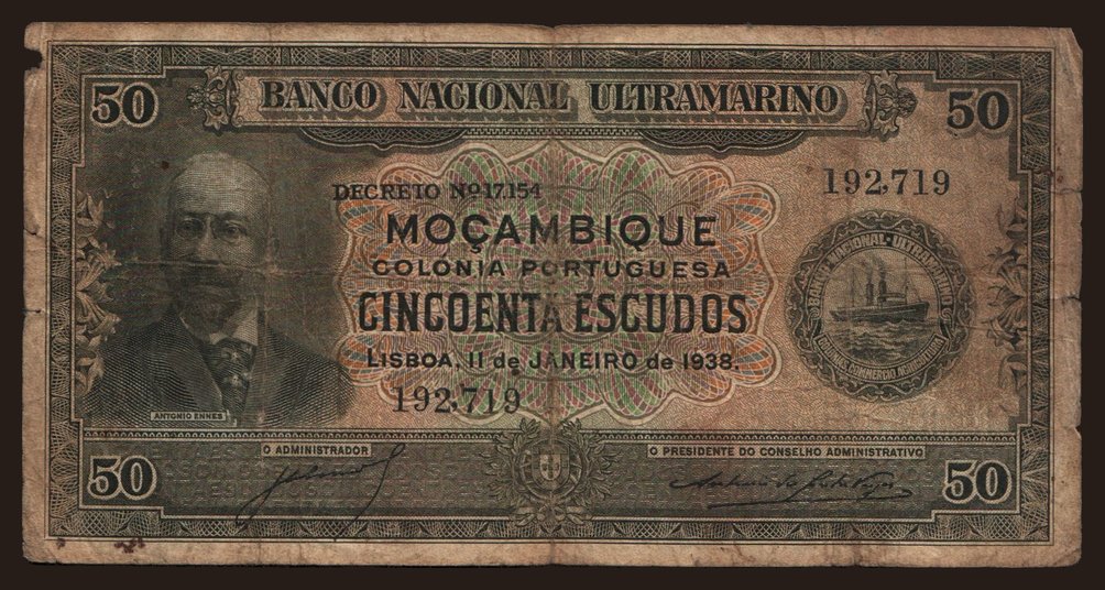 50 escudos, 1938