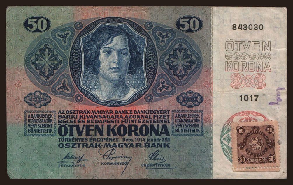 50 korun, 1914(19)