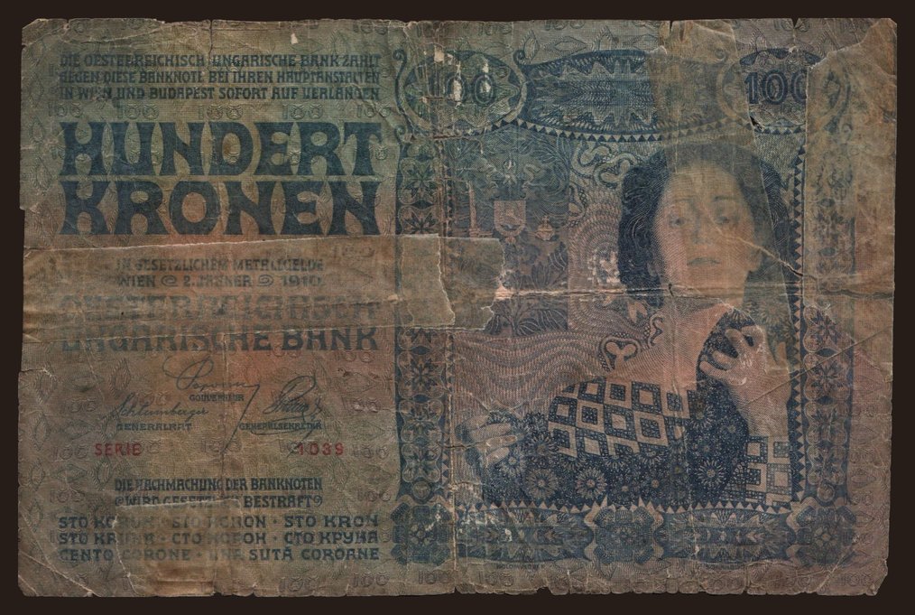 100 Kronen, 1910