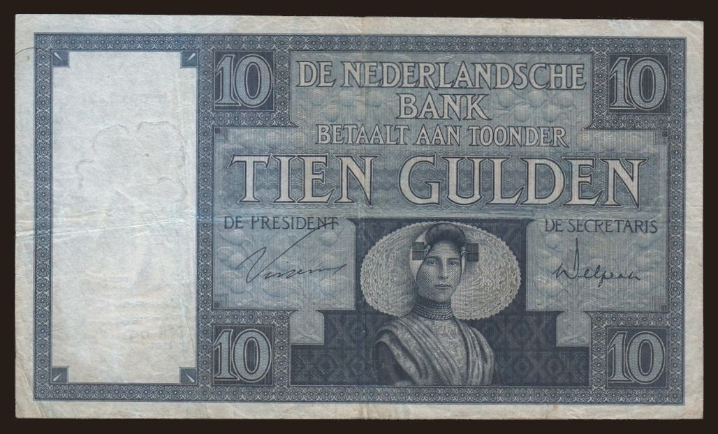 10 gulden, 1930