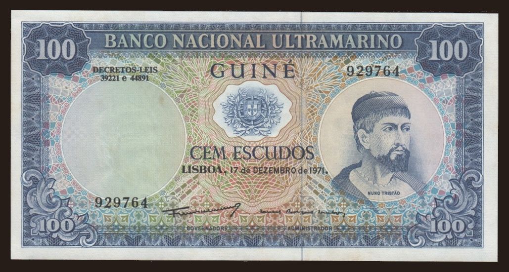 100 escudos, 1971