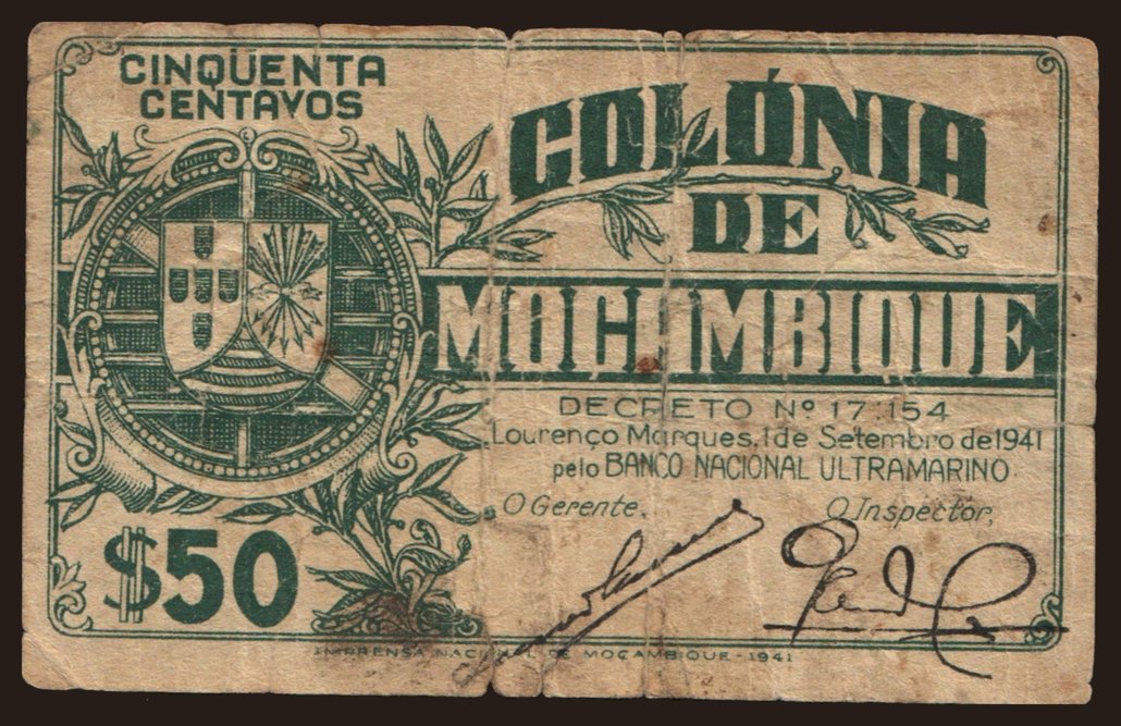 50 centavos, 1941