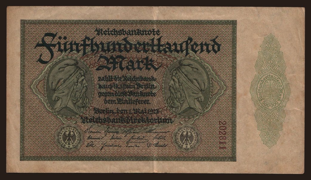 500.000 Mark, 1923