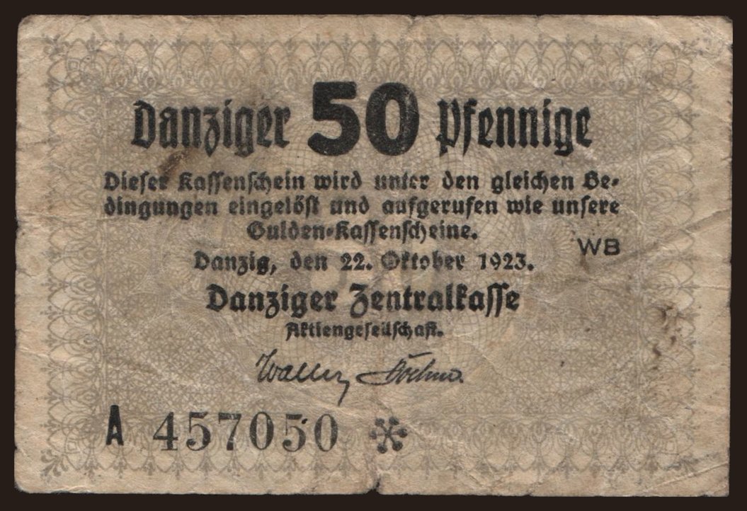 50 Pfennig, 1923