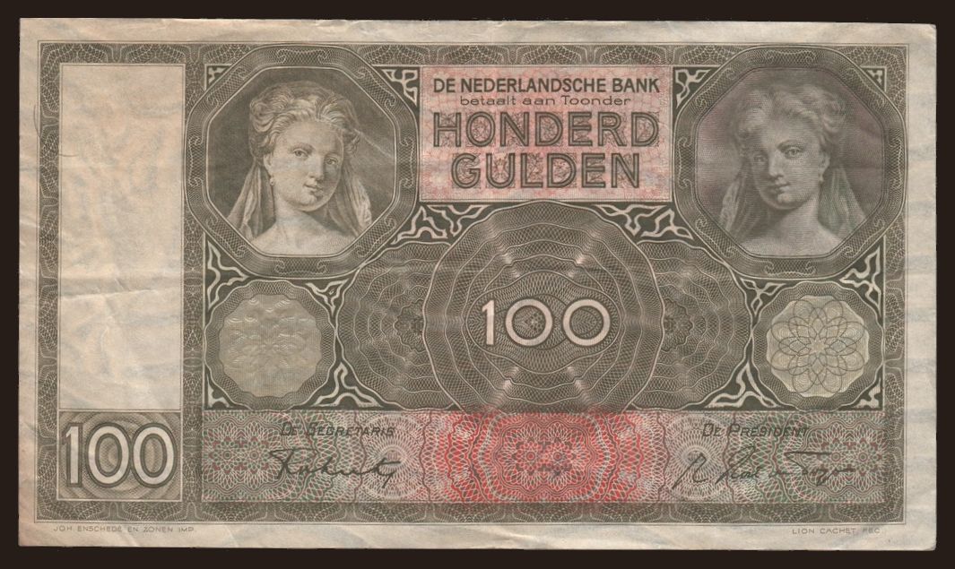 100 gulden, 1930