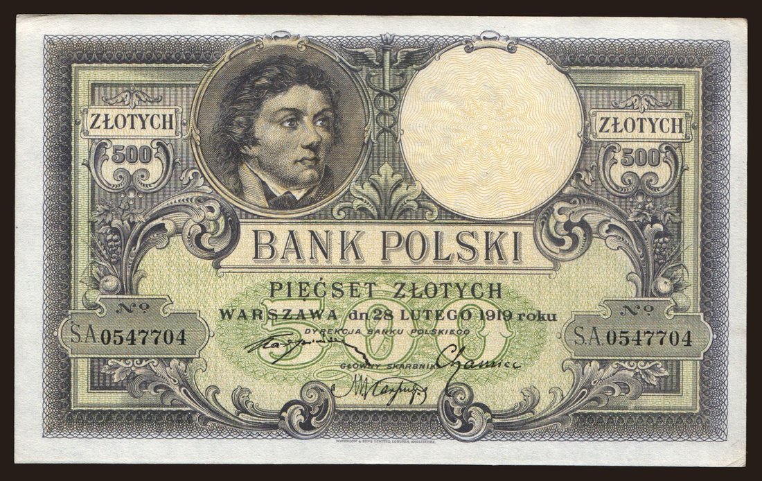 500 zlotych, 1919