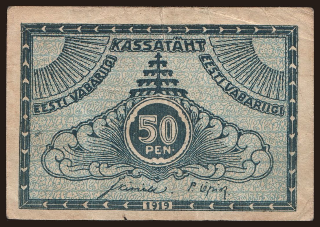 50 penni, 1919