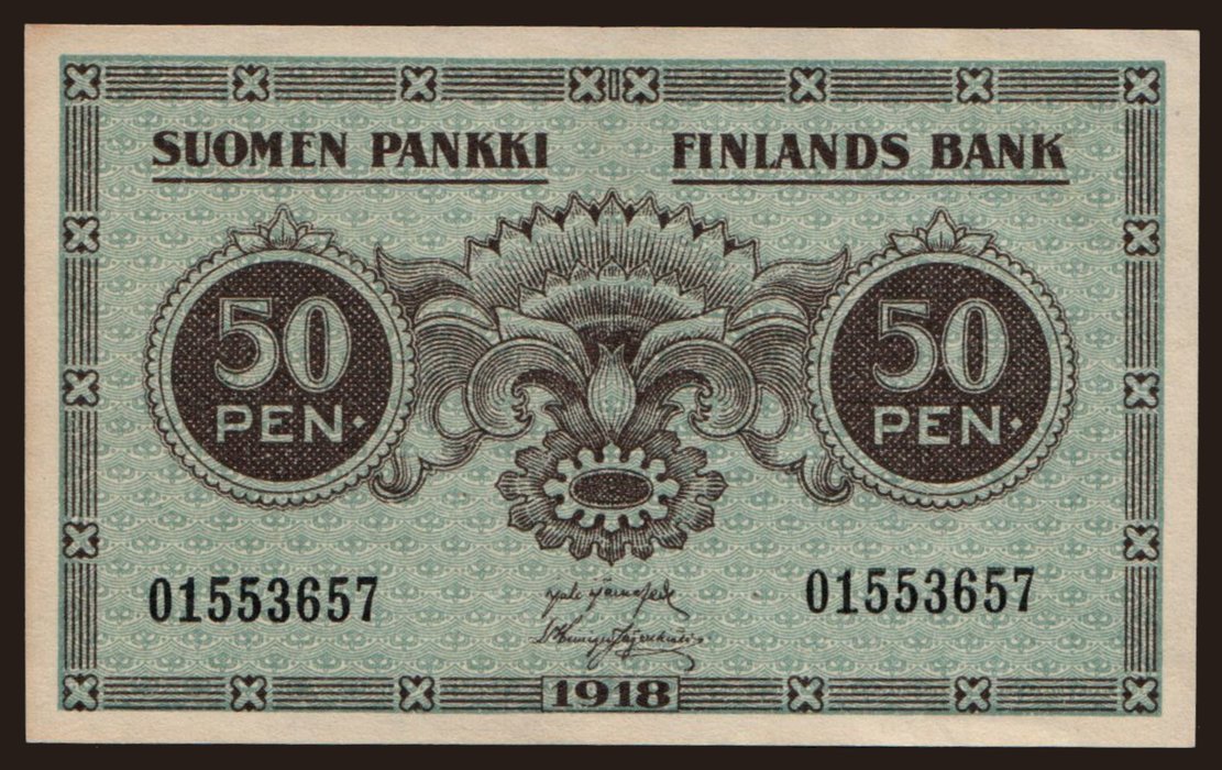 50 pennia, 1918