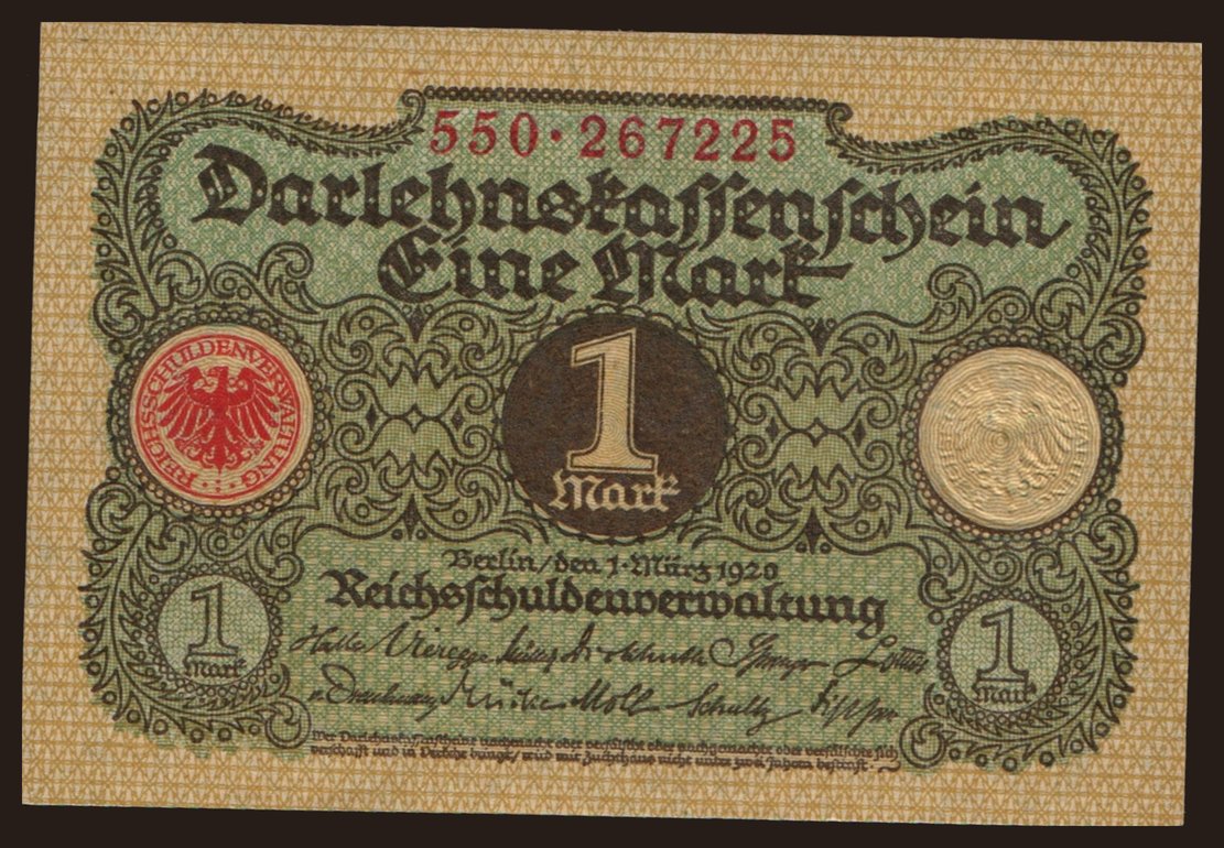 1 Mark, 1920