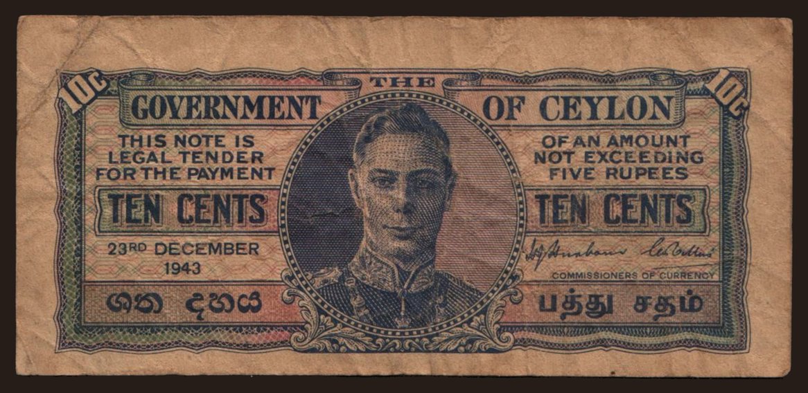 10 cents, 1943
