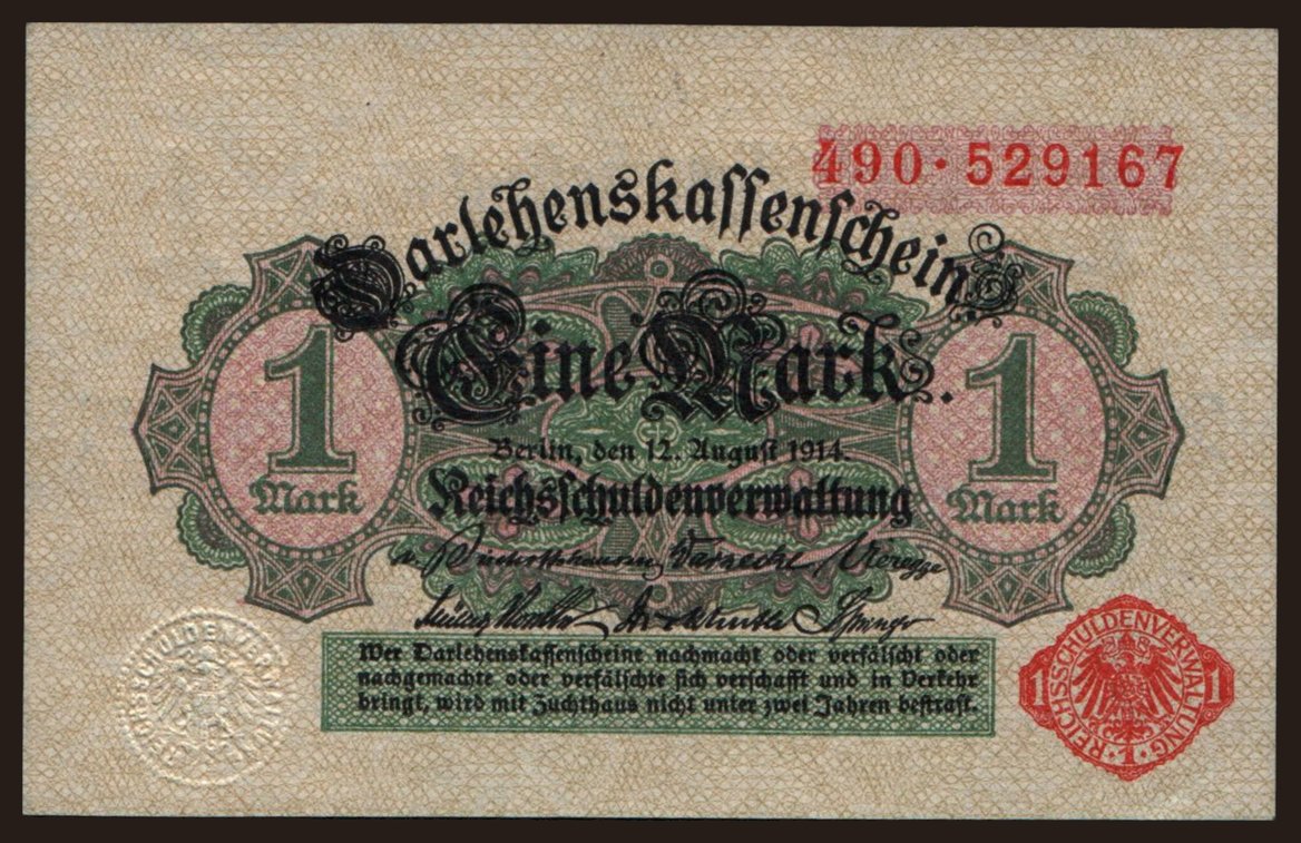 1 Mark, 1914