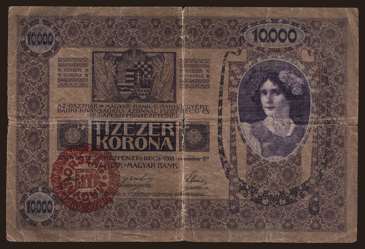 10.000 korona, 1918(20)