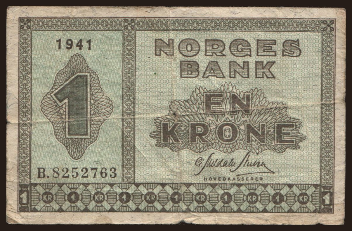 1 krone, 1941