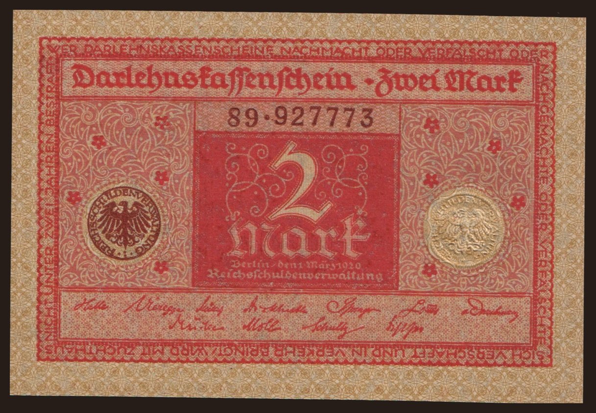 2 Mark, 1920