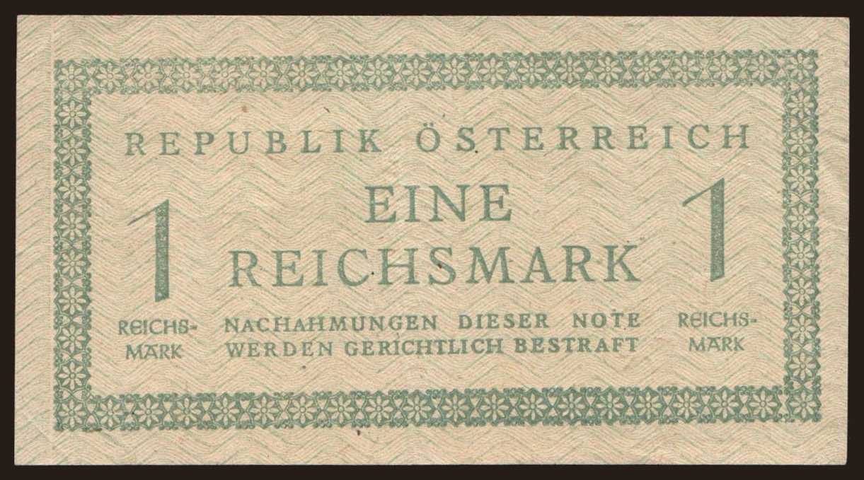 1 Reichsmark, 1945