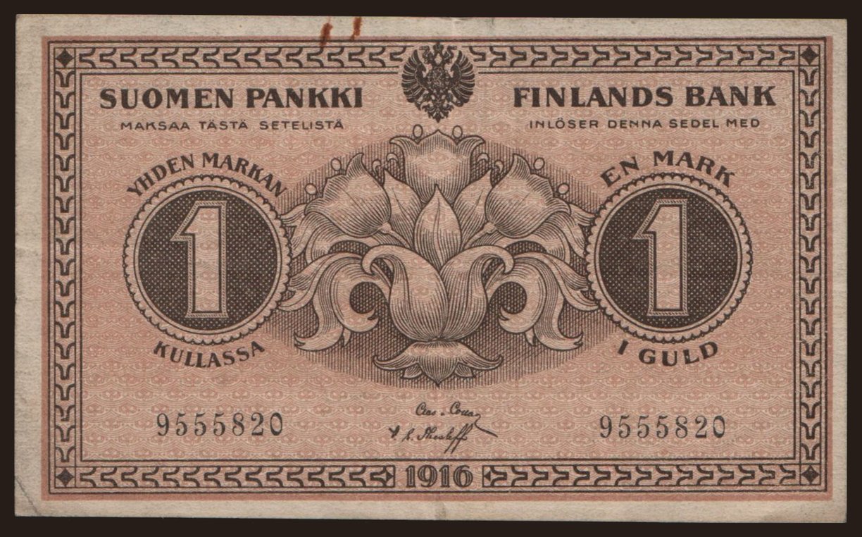 1 markka, 1916