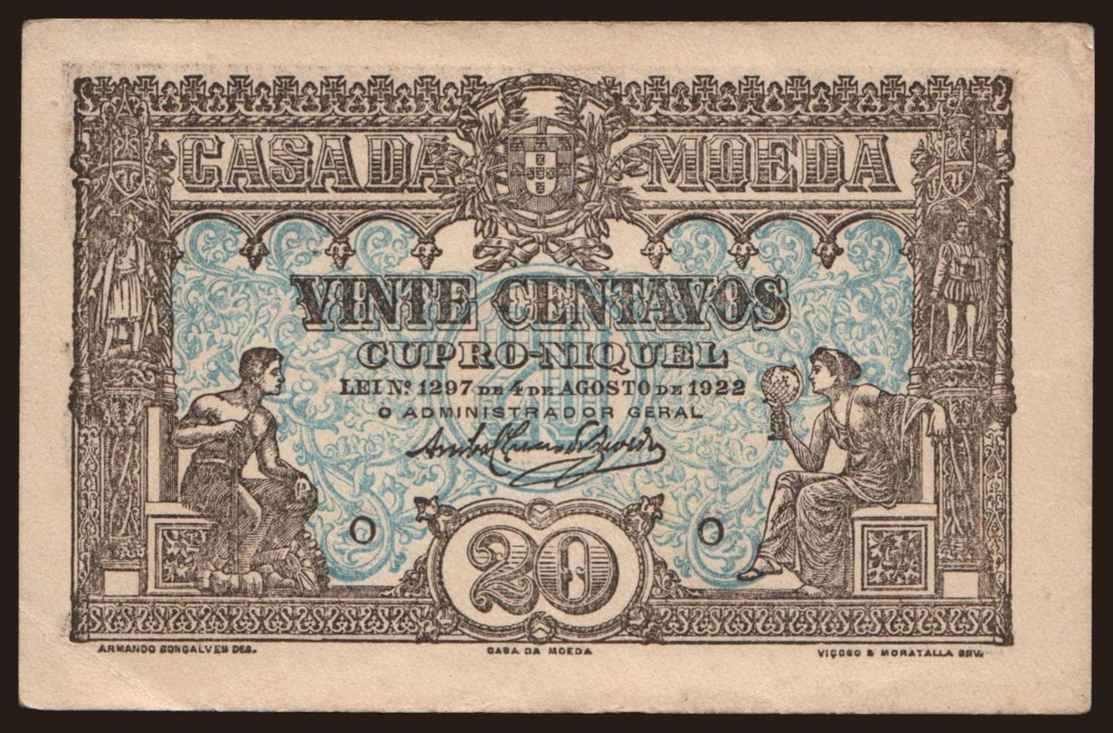 20 centavos, 1922