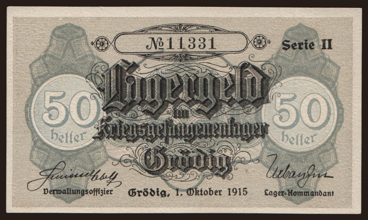 Grödig, 50 Heller, 1915