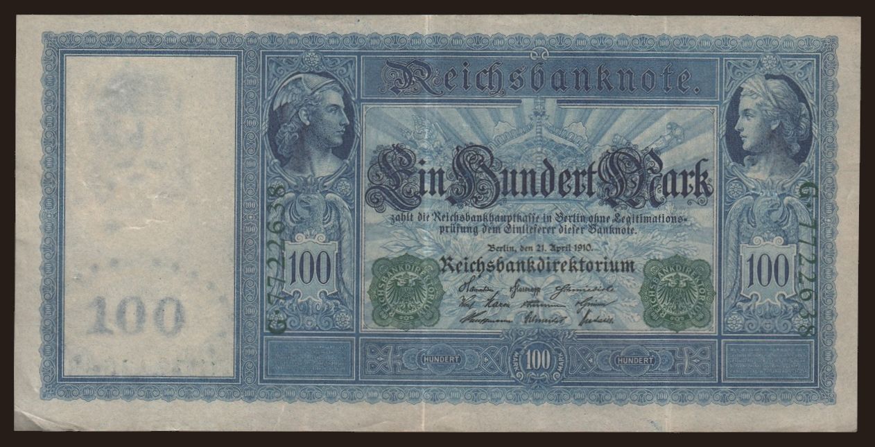 100 Mark, 1910