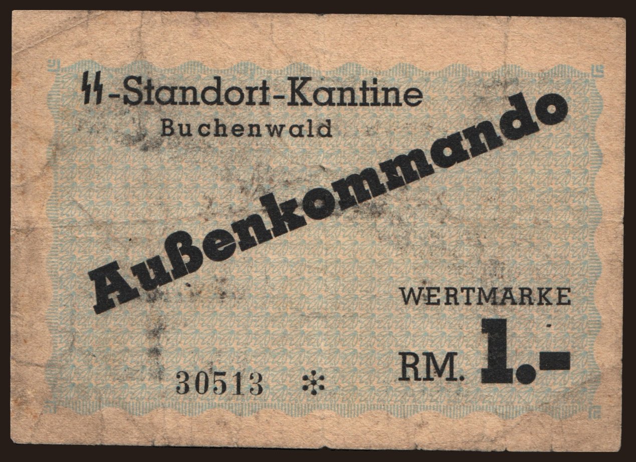 Buchenwald, 1 Reichsmark, 1944
